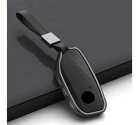 LccYanAi Key Fob Cover for BMW 7 Series X5/X7/735Li/740Li/i7 X1 5 Series X6 2023-,Car Key Case Cover Bag Shell Fob Protector Car Accessories,C-Black-4