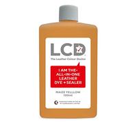 LCD All-in-One Leather dye & Sealer - Repair & Restore Paint, for Sofas, Shoes, Handbags, Clothing, self Sealing 100ml by The Leather Colour Doctor (Maize Yellow)