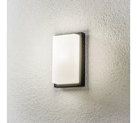 LCD Babett outdoor wall lamp E27 with sensor graphite