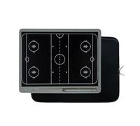 LCD Badminton Strategy Board, LCD Electronic Volleyball Tactics Board, with Stylus Pen and Storage Bag, One-Click Clear/Lock, for Teaching(Ice Hockey)