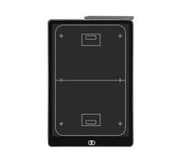 LCD Basketball Coaching Board, Electronic Football Tactical Board, with Inductive Stylus, Lightweight and Portable, One-Click Clear or Lock, for Training(Hockey)