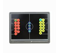 LCD Basketball Coaching Board, Magnetic Soccer Coaching Board, with Whiteboard Markers and Magnetic Chess Pieces, Light and Portable, for Teaching(Medium,Soccer)