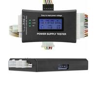 LCD Computer Power Tester, 20/24 4/6/8 Pin ATX Power Supply Computer Host Inspection and Maintenance Tester Tool with Buzzer and LCD Display