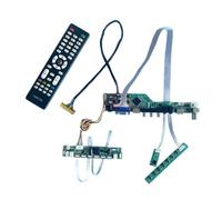 LCD Controller Driver Board Fit LM185WH2 M185B3 Kit 18.5" Monitor Screen Analog TV Signal LVDS 30-Pin 1366 * 768 VG HDMI+AV+USB Accessories(For M185B3-LA1)