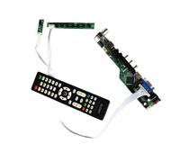 LCD Controller Driver Board Fit M240HW01 M240HW02 VGA+HDMI+AV+USB Screen Panel 24" 1920x1080 LVDS 30Pin Analog TV Signal DIY Kit(For M240HW01 V.E)