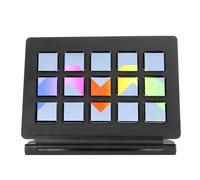 LCD Custom Keyboard, 15 Keys Trigger Action in App Software Studio Controller Macro Keyboard with Custom Key, Powerful Plugins, Hotkey Operation