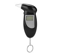 LCD Digital Alcohol Breath Tester - Portable Breathalyzer Analyzer with Keychain & Multiple Mouthpieces