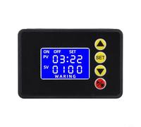 LCD Digital for Relay Module for Programmable Delay Switch Control - Microcomputer-Based Timer with 00:00-99:59/0000-9999s Range, ABS(DC12V)