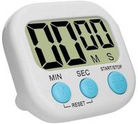 LCD Digital Kitchen Cooking Timer Count Down Up Clock Loud Alarm, Backing Stand Cooking Timers for Baking, Small Classroom Timer for Study