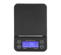 LCD Digital Kitchen Scale with Timer 3kg/0.1g Bluish Purple