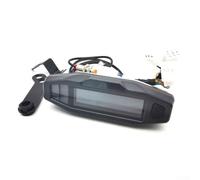 LCD Digital Motorcycle Odometer Speedometer Tachometer Gauge with Bracket for Motorcycles, 199 km/h Max Speed, 1200 RPM