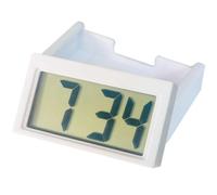 LCD Digital Table Car Dashboard Clock,Mini Car Clock, Small Digital Clock,Sticky C/ar Cl/ock,Self-Adhesive Stand Dig/ital C/lock for C/ar Dashboard,Easy To Read Time Portable Electronic C/lock#White