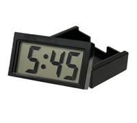 LCD Digital Table Car Dashboard Clock,Mini Car Clock, Small Digital Clock,Sticky C/ar Cl/ock,Self-Adhesive Stand Dig/ital C/lock for C/ar Truck,Easy To Read Time Portable Electronic C/lock#Black