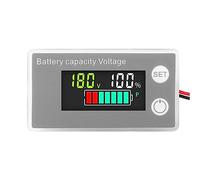 LCD Digital Voltmeter DC8-100V Two Wire Voltage Meter Battery VoltTester Panel VoltGauge VoltmetreMonitor Voltage Panel Tester