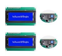 LCD Display 2004 Module Binghe 2 Pcs 2004 LCD Display Blue Screen IIC/I2C 5V with Backlight 20x4 Character Display Screen Compatible with Arduino