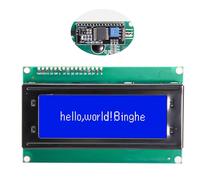 LCD Display 2004 Module Binghe 2004 LCD Display Blue Screen IIC/I2C 5V with Backlight 20x4 Character Display Screen Compatible with Arduino