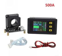 LCD Display Bidirectional Hall Coulomb Meter For DC Voltage 90V With Current Measurement Ranges 100A 200A 300A 500A Featuring Memory Function And Protection Settings(500A)