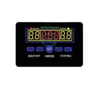 LCD Display Digital Thermostat Multifunction Temperature Controller Sensor Switch -55~120 Degrees AC110-220V DC 12V(AC110-220V)