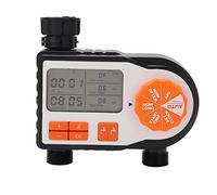 LCD Display Electronic Garden Watering Timer Automatic Irrigation Controller for Home Gardening ABS As Shown 15x14cm
