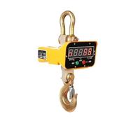 LCD Display Electronic Weighing Scale Heavy Duty Wireless Crane Scale For Lifting Easy to Read Data,Yellow-3T