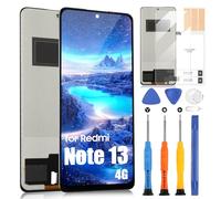 LCD Display for Redmi Note 13 4G LCD Screen for Xiaomi Redmi Note 13 4G 23129RAA4G 23124RA7EO 6.67" Incell Screen Digitizer Touch Assembly with Repair (Black, without Fingerprint Unlock)