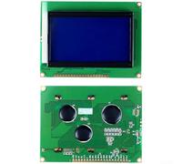 LCD Display Module 12864 128x64 Dot, Screen with Backlight I2C Interface for Arduino Projects DIY Electronics(A)