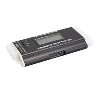 LCD Display Power Supply Tester, Aluminum Alloy Support 20Pin, 24Pin ATX. Detect ATX, BTX, ITX, TFX Computer Power, Voltage and PG. Buzzer Alarm for Faults