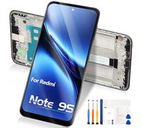 LCD Display Screen for Xiaomi Redmi Note 9S /Redmi Note 9 PRO 4G, for Redmi Note 9S LCD Digitizer M2003J6B2G, M2003J6A1G Touch Screen Replacement Assembly (Black with Frame)
