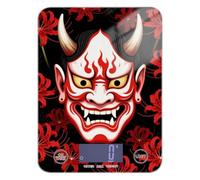 LCD Display Small Food Scales 11lb/0.18oz Japanese Hannya Mask Red