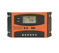 LCD Display Solar Charge Controller for 12V/24V Systems, 2 Way USB Output, with Dual Mosfet Reverse Current Protection (20A)