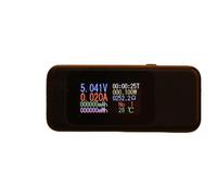 LCD Display Tester USB Charger Tester USB Voltage Meter Digital Voltmeter C Battery Detector Digital Voltmeter Ammeter Voltage Meter DC4-30V