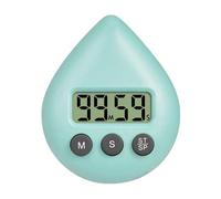 LCD Display Timmer - Water Drop Waterproof Timer, Digital Classroom Timer with Suction Cup | Countdown Timer for Cooking, Studying, Exercising, Learning, LCD Display for Shower, School and Home Use