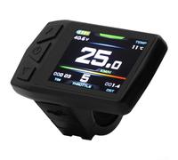 LCD Display Unit for E-Bikes Featuring Speed Battery Level Mileage and Fault Codes, Designed for KT-TF01U and SM 5-Pin Interface