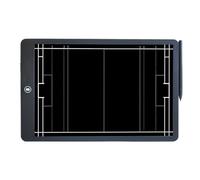 LCD Drawing Board - 16" Handball Tactics Block, Clipboard For Coaching Strategy, Water Ball Training Board | Team Planning Pre-Match Exercise Indoor Outdoor Session Handball Coaches Training Equipment