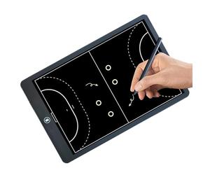 LCD Drawing Board, LCD Writing Tablet - 16" Soccer Board LCD Writing Pad - Basketball Coaching Board, Soccer Clipboard for Basketball Training Equipment Strengthening, Strategy Training