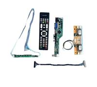 LCD Driver Board Fit M270HW01 M240HW01 M215HW01 M215HW03 Screen Analog TV 1920x1080 Kit DIY LVDS 30 Pin 4CCFL AV+USB+IR+VG HDMI(For M270HW01 V.1)