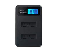 LCD Dual Charger Compatible with Sony 2X Battery NP-BX1 Anti-Memory Effect LC9403