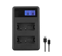 LCD Dual Charger for 2x Canon Battery LP-E17 Anti-Memory Effect LC9106