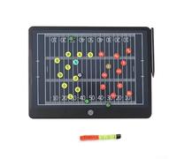LCD Electronic Soccers Training Boards with Magnetic Stickers, One-Click Clear Strategy Boards for Football Basketball Volleyball Coaching, 35.5x23cm(rugby)
