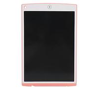 LCD Hand Writing Pad 12 Inch Electronic Drawing Tablet Board with Pen Eye Protection No Bright Screen for Children Kids Graffiti Painting and Arithmetic Blue or Pink (Pink (with lock key))