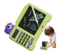 LCD Handwriting Tablet - 2-in-1 Electric Drawing and Writing Board | Erasable Writing Tablet with Orál Math & Chinese Classics Learning | USB Rechargeable | Toddļers Aged 3-6