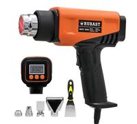 LCD Heat Gun 2000W,Heavy Duty Industrial Hot Air Gun,Adjustable Temp 50-650℃, 2 Heating Modes,1.5S Fast, Overload Protection,Paint Stripping Wood,Shrinking,Bending PVC Pipe-2 Meter Long Cord