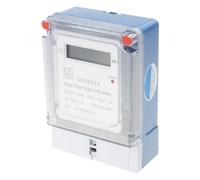 LCD Household Electric Meter Wall Mounted Digital KWh Easy Installation Real Numbers Energy Consumption Traces Wall Mounted Single Phase Electricity