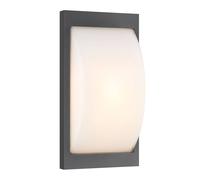 LCD LED outdoor wall light 068LED, graphite, stainless steel, 33 cm, IP44
