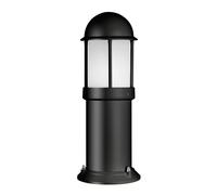 LCD Marco pillar light made of aluminium, black