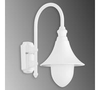 LCD Miranda outdoor wall light, white