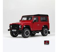 LCD MODELS LCD18007-RE 1:18 Land Rover Defender 90 works V8 70th Edition (Red) 2