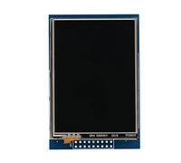 LCD Module, 2.8inch TFT LCD Module 240x320 Resolution Colorful Display 18-bit Touch Screen Memory Card Slot, Bright 4 LED, Single Board Computers