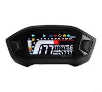 LCD Motorcycle Speedometer Digital Odometer Gauge 12V Motorbike Instrument Cluster with High-Definition Display for Motorcycle Dashboard Compatibility
