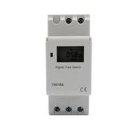 LCD Power Digital 220-240V 7 Days Programmable Din Rail Digital Timer Time Switch Relay THC15A
